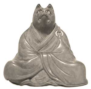 Fox, posing as Zen Monk.